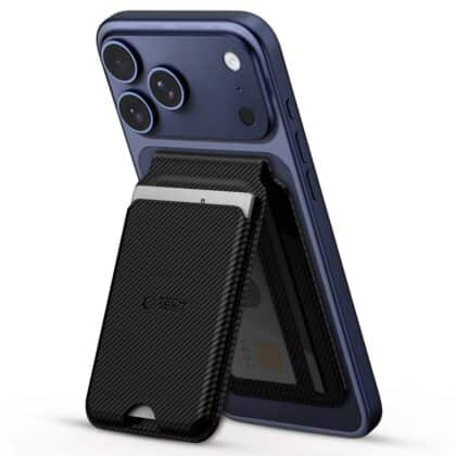 ΒΑΣΗ MAGWALLET TECH-PROTECT MAGSAFE UNIVERSAL RFID ΜΑΓΝΗΤΙΚΗ ΘΗΚΗ ΚΑΡΤΑΣ CARBON