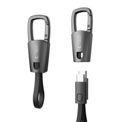 TECH-PROTECT ULTRABOOST DNA ΜΠΡΕΛΟΚ ΚΑΛΩΔΙΟ ΤΥΠΟΥ-C PD 60W / 3A ΓΚΡΙ ΣΙΔΗΡΟΥ