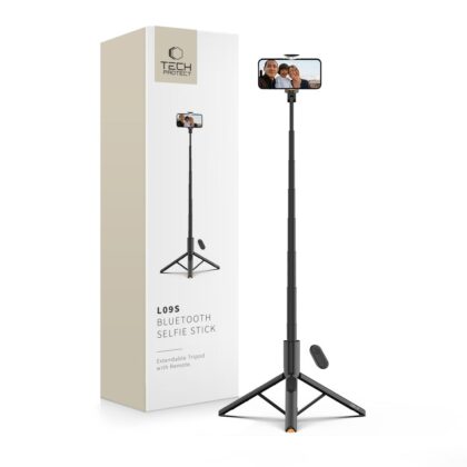 TECH-PROTECT L09S ΤΡΙΠΟΔΟ SELFIE STICK BLUETOOTH ΜΑΥΡΟ