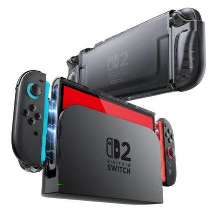 Θήκη SUPCASE Crystal για Nintendo Switch 2 Frost Black