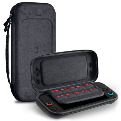 Σκληρός θήκη TECH-PROTECT για Nintendo Switch 2, σκούρο γκρι