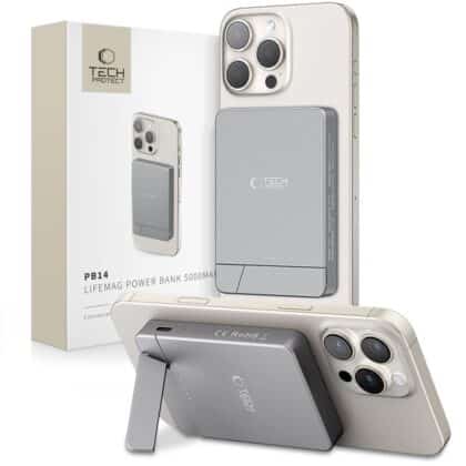 TECH-PROTECT PB14 LIFEMAG MAGSAFE POWER BANK 5000MAH ΧΩΡΙΣ ΓΚΡΙ