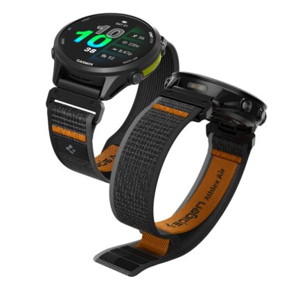 Ρολόι Spigen Athlex Air Garmin Quickfit 22 mm Active Μαύρο/Πορτοκαλί