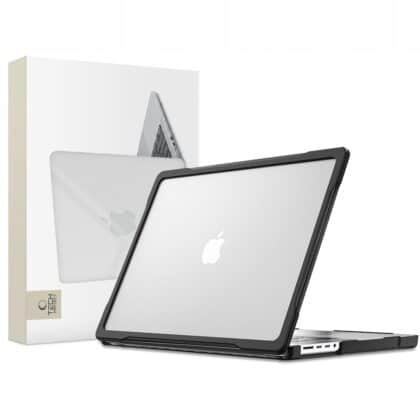 Tech-Protect Velar για MacBook Pro 16 M1-M5 / M5 Pro / M5 Pro Max 2021-2026 Μαύρο/Ματ Διαφανές
