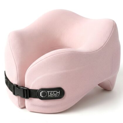 Μαξιλάρι ταξιδιού για τον αυχένα Tech-Protect ComfortRest ροζ