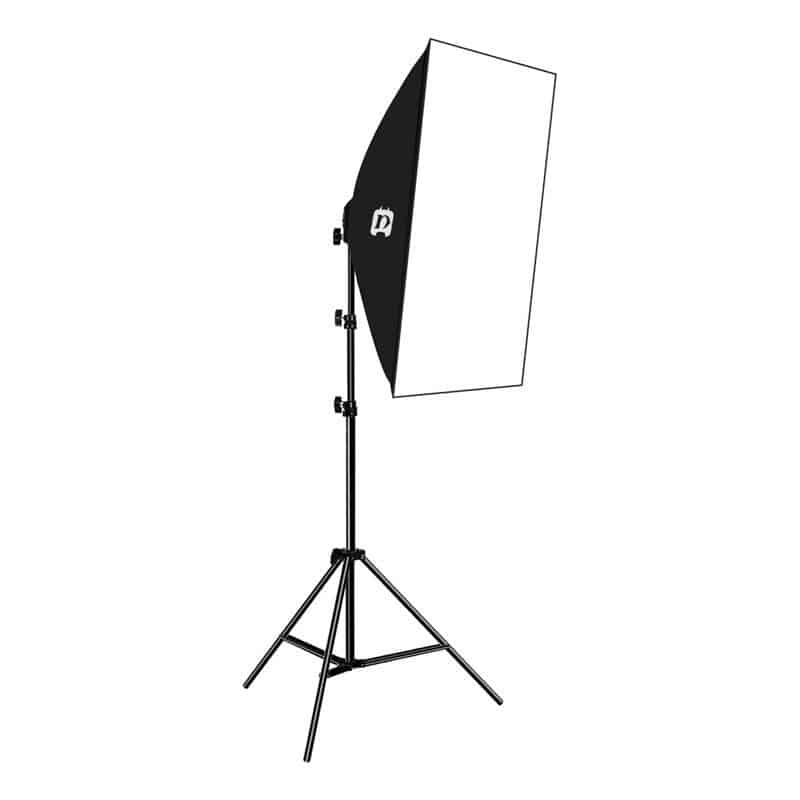 Puluz Σετ Στούντιο Φωτογράφισης PU5071EU, Softbox LED 50x70cm, Τρίποδο, Λάμπες LED x4 - Image 2