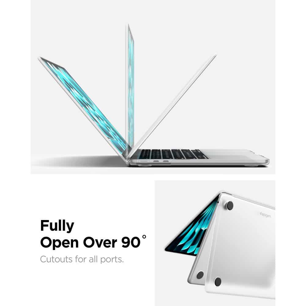 SPIGEN AIRSKIN MACBOOK AIR 13 M2-M5 2023-2026 ΔΙΑΦΑΝΕΣ - Image 9