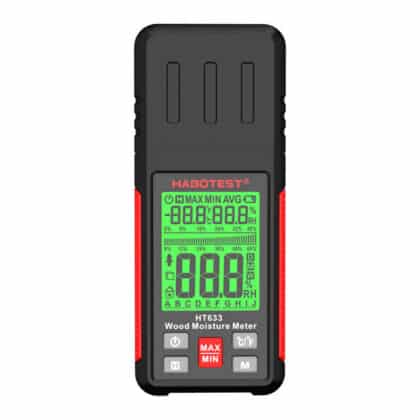 Habotest Μετρητής Υγρασίας Υλικών HT633 (Μαύρο)