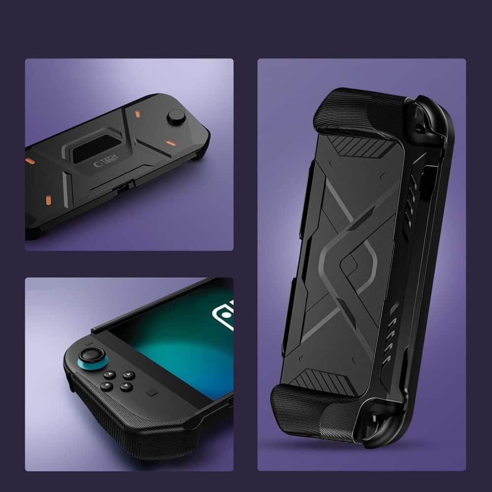 TECH-PROTECT CARBONOX NINTENDO SWITCH 2 ΜΑΥΡΟ - Image 10