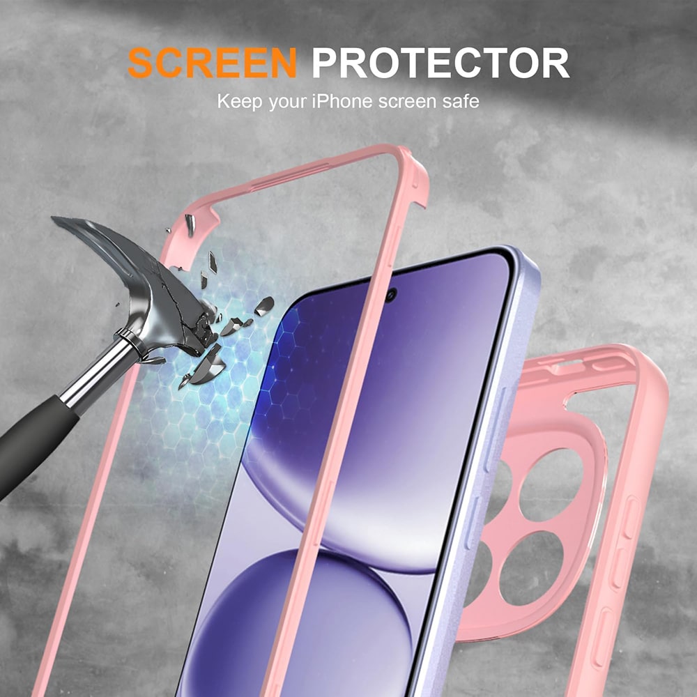 Techsuit - Σειρά ColorVerse 360 + Προστατευτικό οθόνης - Samsung Galaxy A27 5G - Ροζ - Image 4