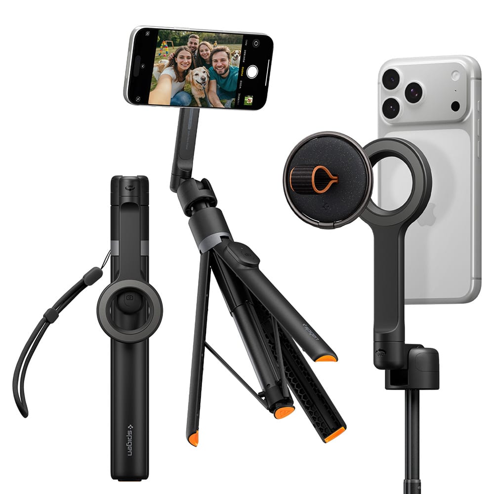 Spigen - Selfie Stick S582W (AMP11372) - Συμβατό με MagSafe, με τρίποδο, Σταθερό, Bluetooth - Μαύρο - Image 2