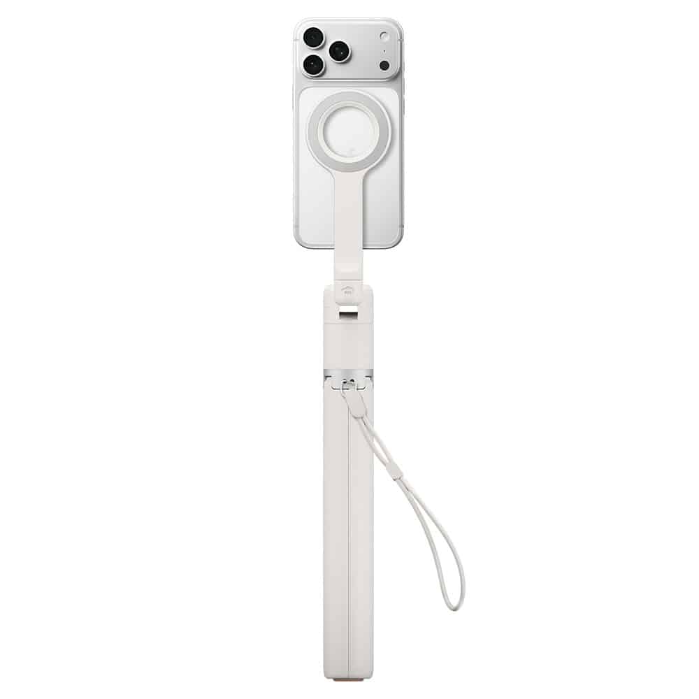 Spigen - Selfie Stick S582W (AMP11373) - Συμβατό με MagSafe, με τρίποδο, Σταθερό, Bluetooth - Μπεζ Αμμόλοφος - Image 7