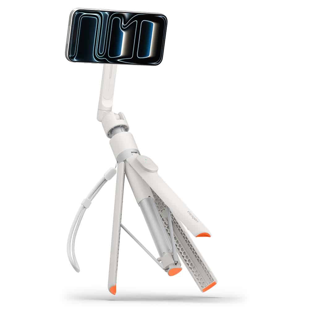 Spigen - Selfie Stick S582W (AMP11373) - Συμβατό με MagSafe, με τρίποδο, Σταθερό, Bluetooth - Μπεζ Αμμόλοφος - Image 6