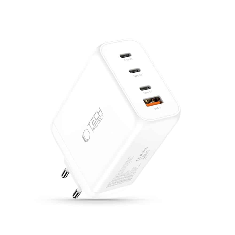 TECH-PROTECT NC240W-GAN ΦΟΡΤΙΣΤΗΣ 4 ΘΥΡΩΝ PD 240W / QC3.0 ΛΕΥΚΟΣ - Image 2