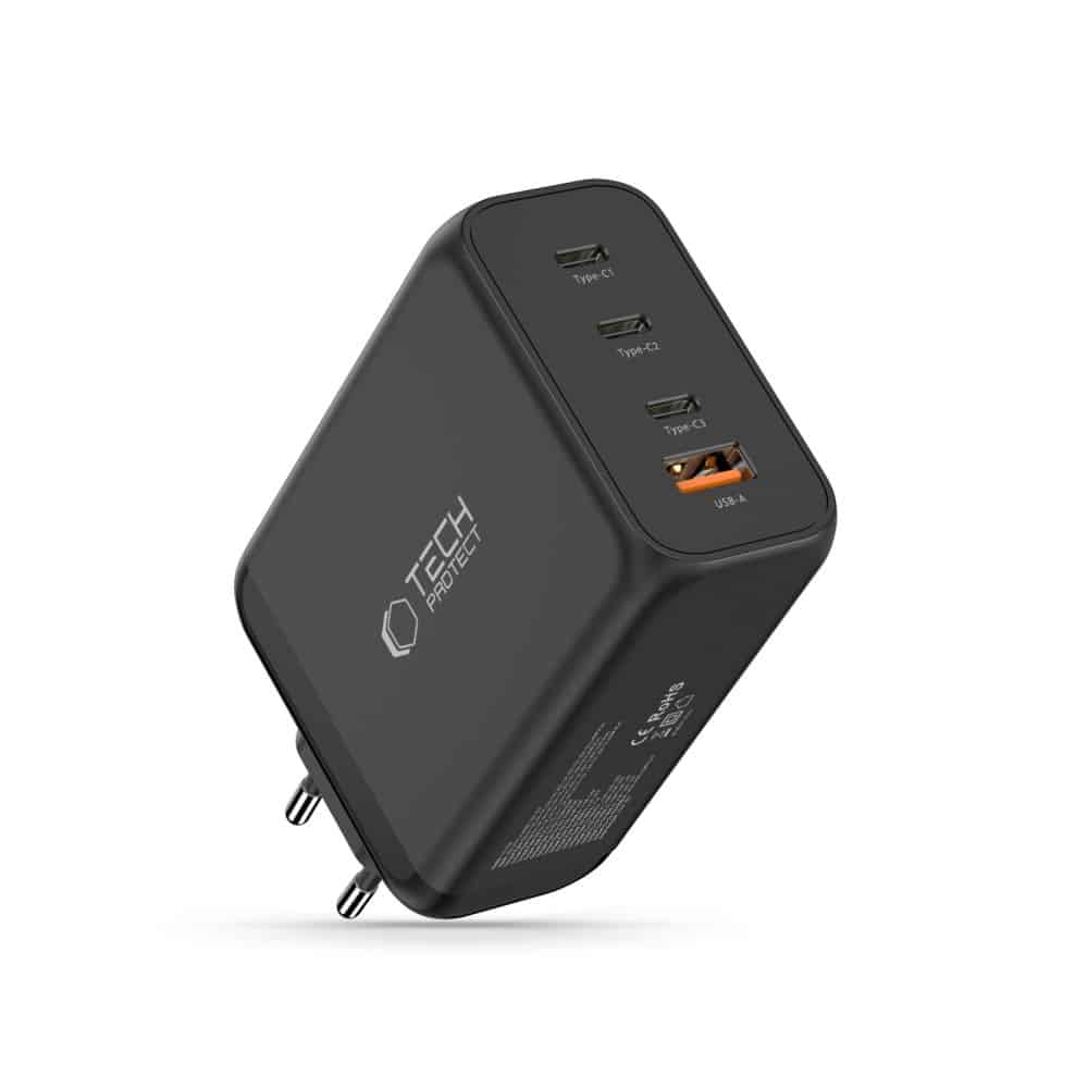 TECH-PROTECT NC240W-GAN ΦΟΡΤΙΣΤΗΣ 4 ΘΥΡΩΝ PD 240W / QC3.0 ΜΑΥΡΟΣ - Image 2