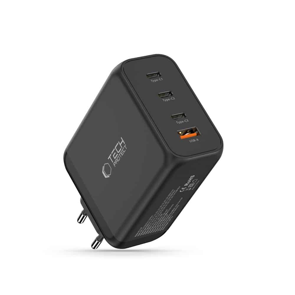 TECH-PROTECT NC200W-GAN ΦΟΡΤΙΣΤΗΣ 4 ΘΥΡΩΝ PD 200W / QC3.0 ΜΑΥΡΟΣ - Image 2