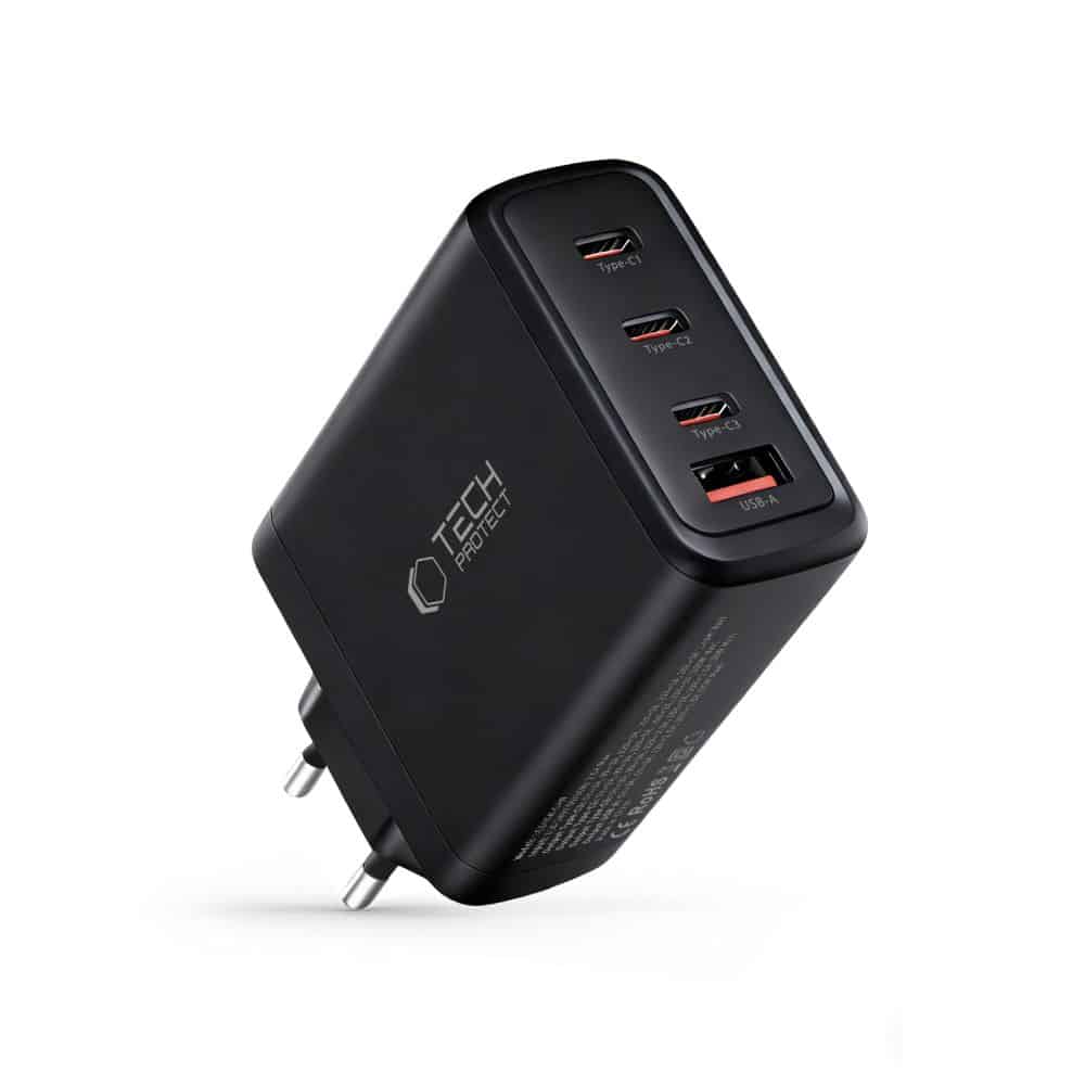 TECH-PROTECT NC140W-GAN ΦΟΡΤΙΣΤΗΣ 4 ΘΥΡΩΝ PD 140W / QC3.0 ΜΑΥΡΟΣ - Image 2