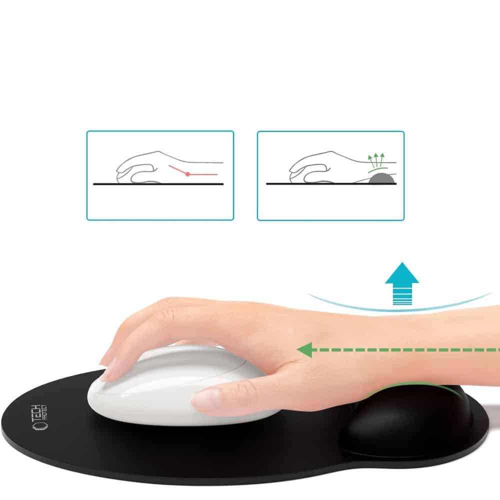 TECH-PROTECT A200 MOUSEPAD GEL 25 x 22,5CM ΜΑΥΡΟ - Image 2