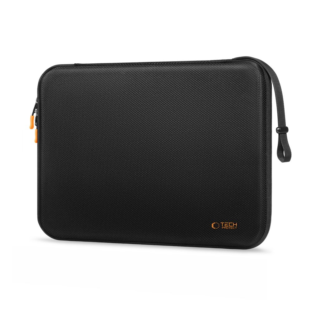 TECH-PROTECT ΣΚΛΗΡΗ ΘΗΚΗ LAPTOP 13-14 ΜΑΥΡΟ/ΠΟΡΤΟΚΑΛΙ - Image 2