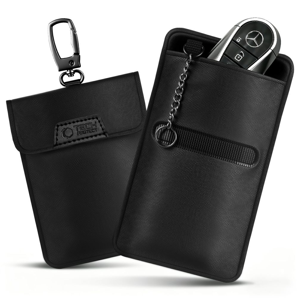 Θήκη Tech-Protect KLR400 χωρίς κλειδί, μπλοκάρισμα σήματος RFID, μαύρη - Image 2