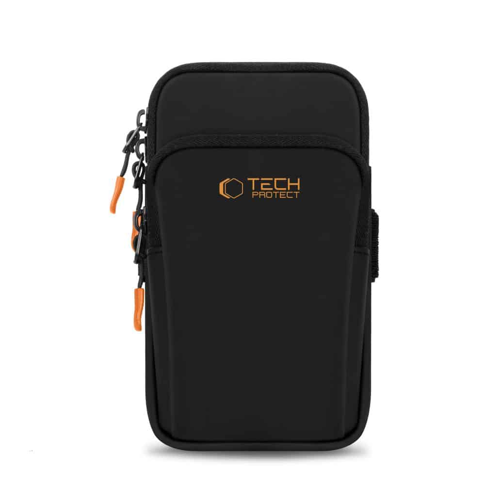 TECH-PROTECT M7 UNIVERSAL SPORT ΤΣΑΝΤΑΚΙ ΜΠΡΑΤΣΟΥ ΜΑΥΡΟ/ΠΟΡΤΟΚΑΛΙ - Image 2