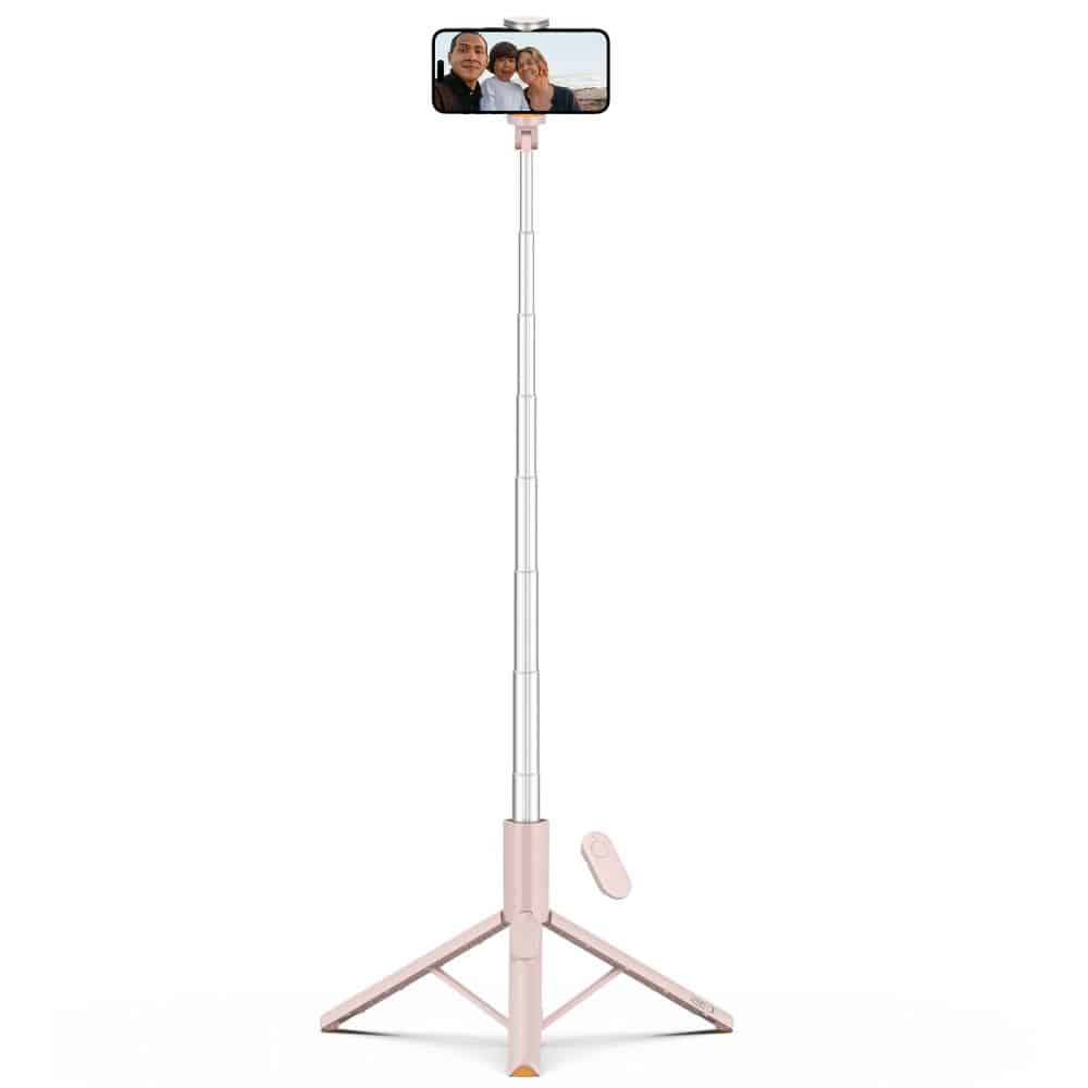 TECH-PROTECT L09S ΤΡΙΠΟΔΟ SELFIE STICK BLUETOOTH ΡΟΖ - Image 2