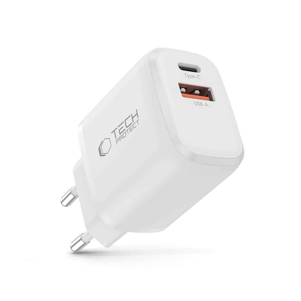 TECH-PROTECT NCA30 ΦΟΡΤΙΣΤΗΣ ΔΙΚΤΥΟΥ 2 ΘΥΡΩΝ PD 30W / QC3.0 ΛΕΥΚΟΣ - Image 2