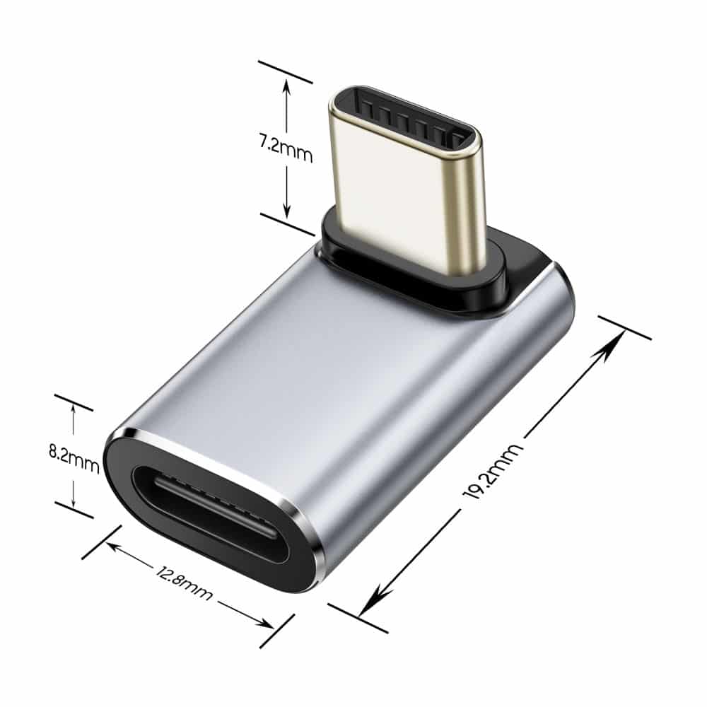 ΠΡΟΣΑΡΜΟΓΕΑΣ ΓΩΝΙΑΣ TECH-PROTECT ULTRABOOST AA02 ΤΥΠΟΥ-C ΓΚΡΙ - Image 2