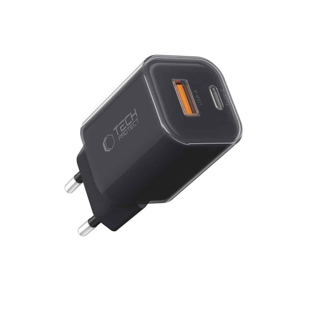 TECH-PROTECT NCM33 ΦΟΡΤΙΣΤΗΣ 2 ΘΥΡΩΝ PD 33W / QC3.0 ΜΑΥΡΟΣ - Image 2