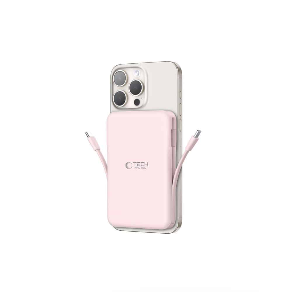 TECH-PROTECT PB31 LIFEMAG MAGSAFE POWER BANK 10000MAH ΡΟΖ - Image 2