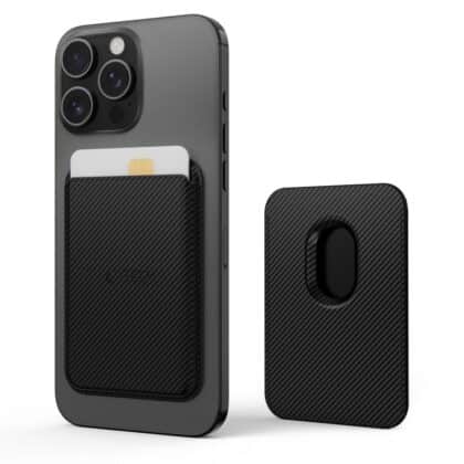 TECH-PROTECT CH01 MAGWALLET MAGSAFE UNIVERSAL MAGNETIC CARD HOLDER CARBON