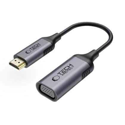 TECH-PROTECT ULTRABOOST ADAPTER HDMI ΣΕ VGA FULL HD 60HZ ΜΑΥΡΟ