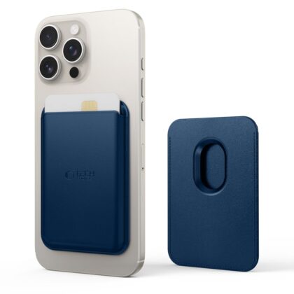 TECH-PROTECT CH01 MAGWALLET MAGSAFE UNIVERSAL ΜΑΓΝΗΤΙΚΗ ΚΑΡΤΑ ΘΗΚΗ NAVY BLUE