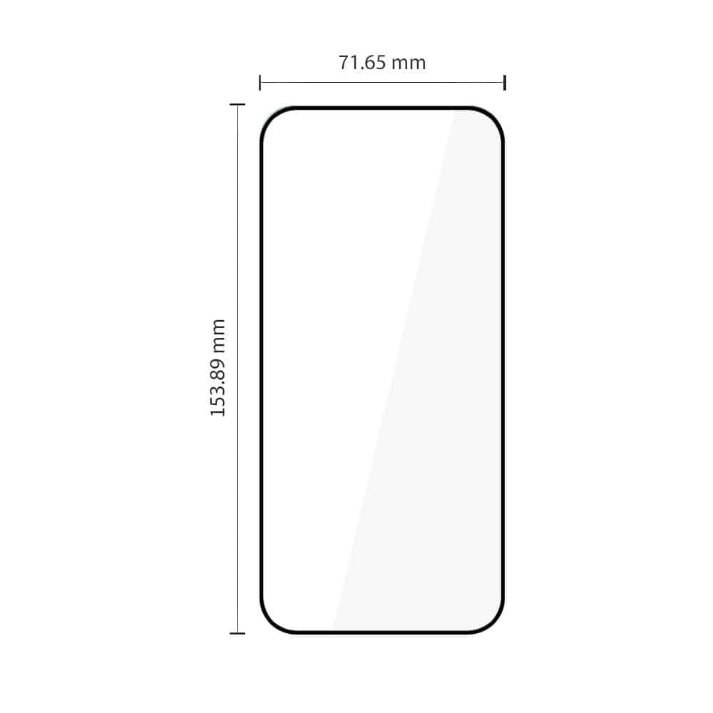 Σκληρυμένο γυαλί TECH-PROTECT GLASS FIT+ Συσκευασία των 2 XIAOMI 17T Μαύρο - Image 2