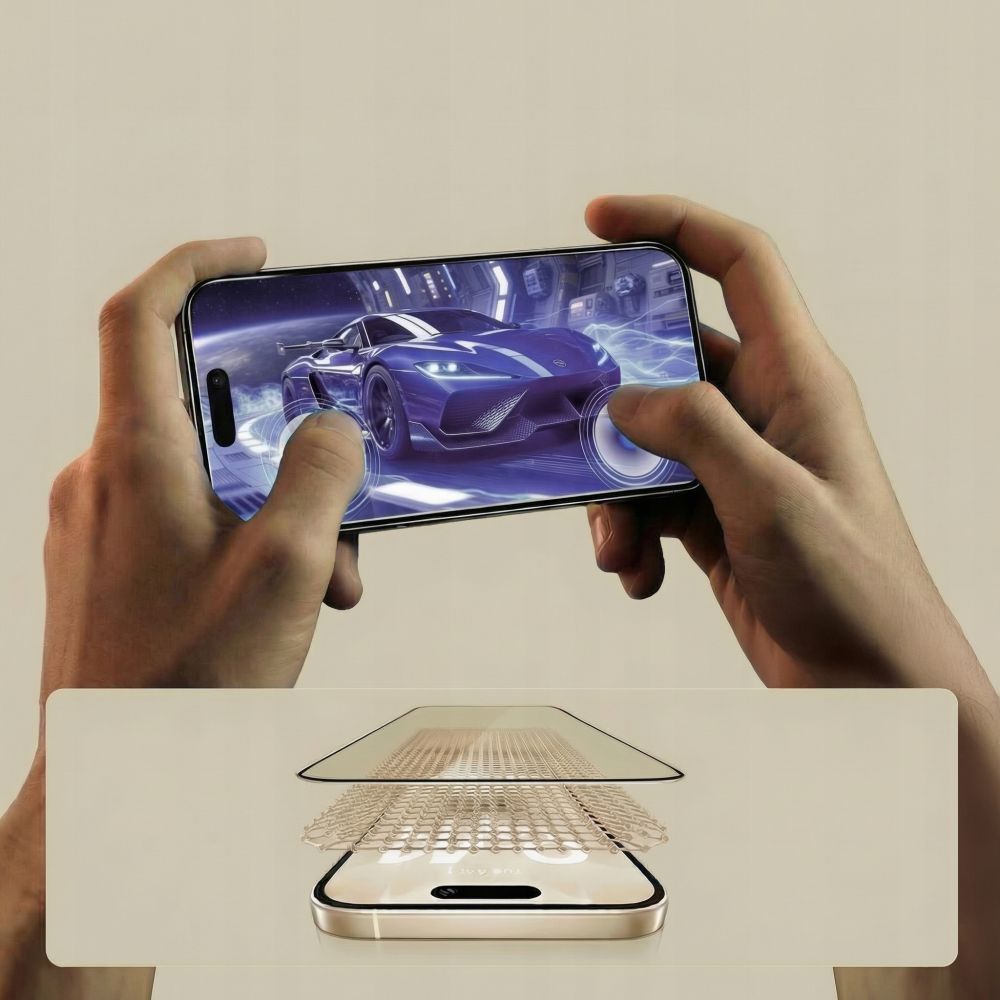 Σκληρυμένο γυαλί TECH-PROTECT GLASS FIT+ Συσκευασία 2 τεμαχίων MOTOROLA EDGE 70 5G Μαύρο - Image 3