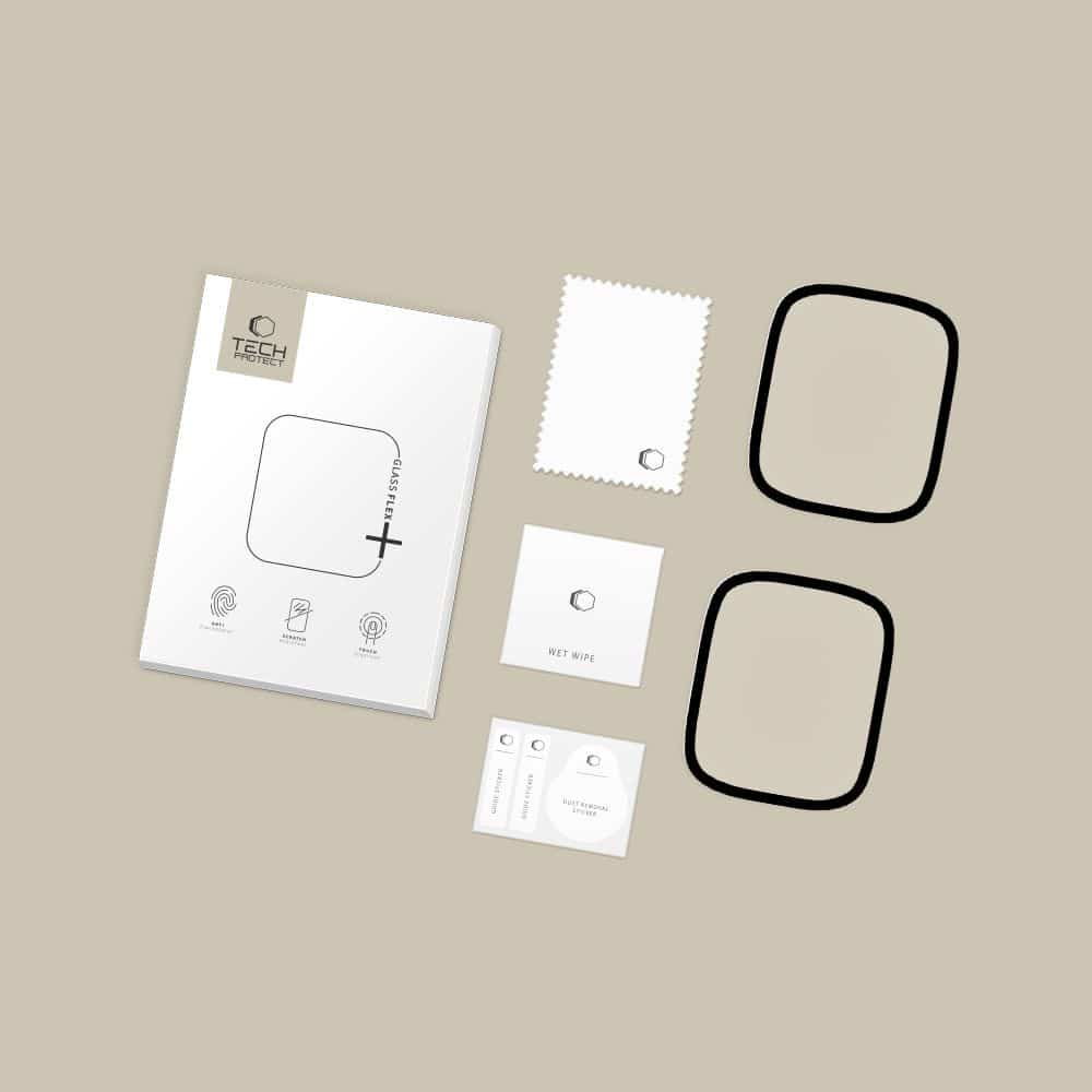 ΥΒΡΙΔΙΚΟ GLASS TECH-PROTECT GLASS FLEX+ 2 ΤΕΜΑΧΙΑ ΓΙΑ XIAOMI REDMI WATCH 6 ΜΑΥΡΟ - Image 5