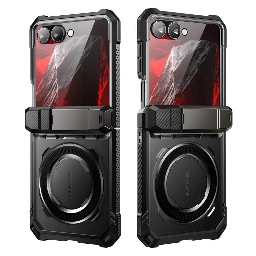ΘΗΚΗ GALAXY Z FLIP 8 SUPCASE UB GRIP MAGSAFE ΜΑΥΡΗ - Image 2