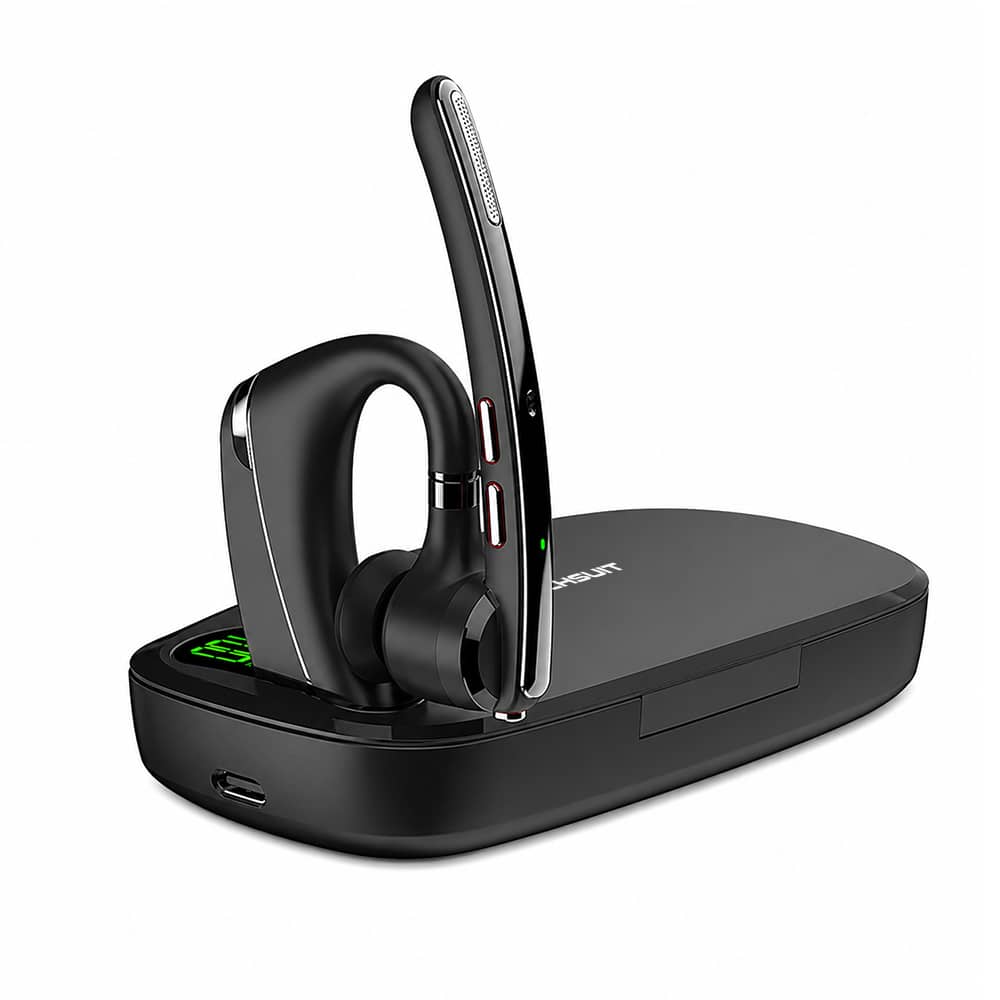 Techsuit - Ακουστικά Bluetooth Premium SoundForce Pro (G10) - BT5.1, Διπλό Μικρόφωνο ENC, Χρόνος Ομιλίας 25 Ώρες - Μαύρο - Image 3