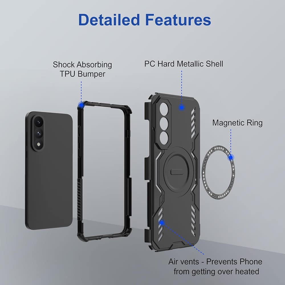 Techsuit ArmorMag - θήκη για Honor 600 Pro - Μαύρο - Image 4