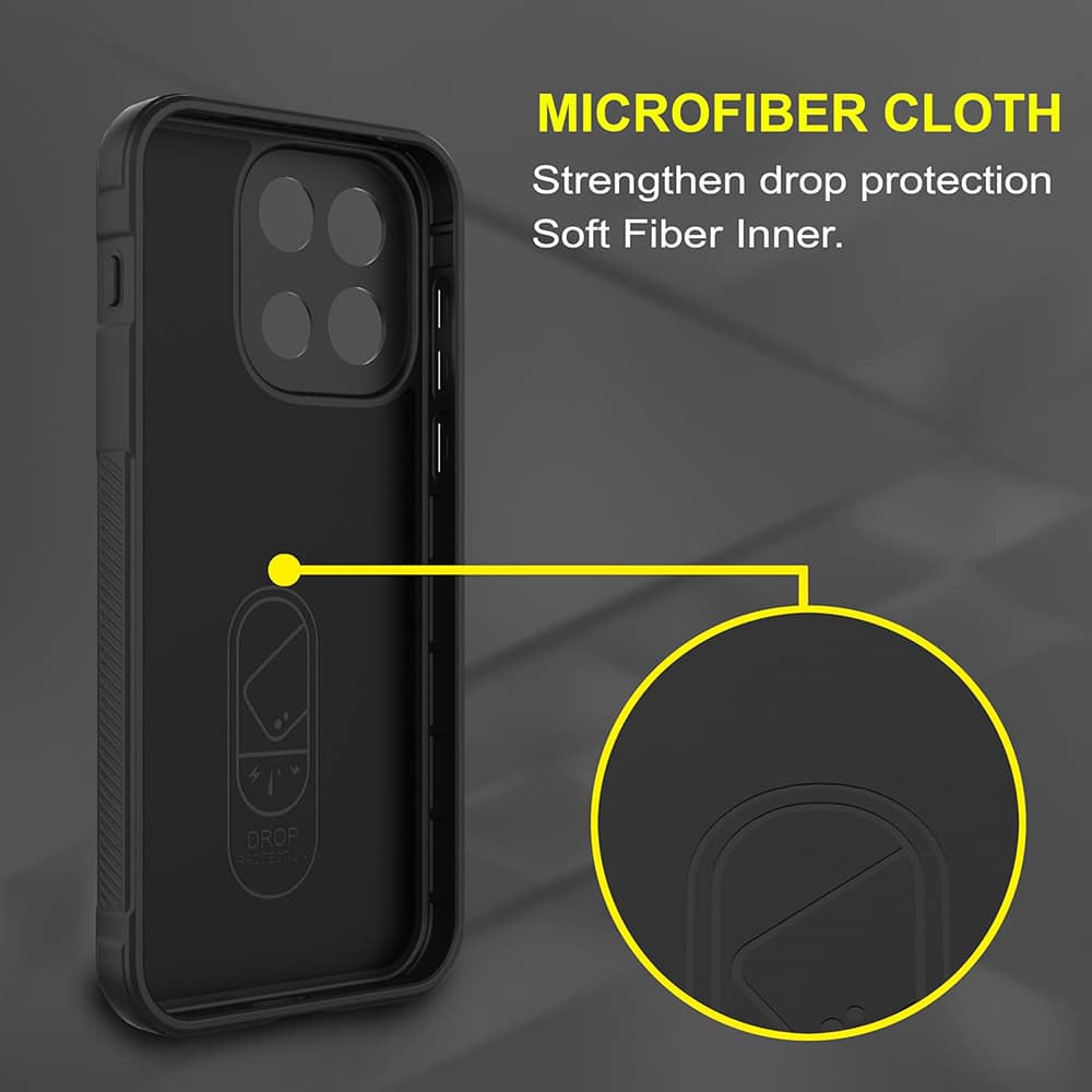 Techsuit Magic Shield - θήκη για Oneplus Nord 6 - Μαύρο - Image 3