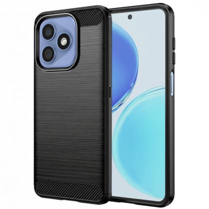 Techsuit Carbon Silicone - θήκη για Honor X8d - Μαύρο