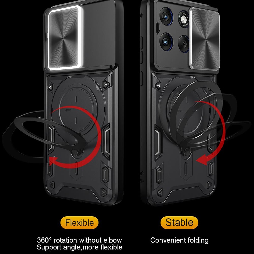 Techsuit CamGuard Pro - θήκη για Motorola Edge 70 Fusion - Κόκκινο - Image 4