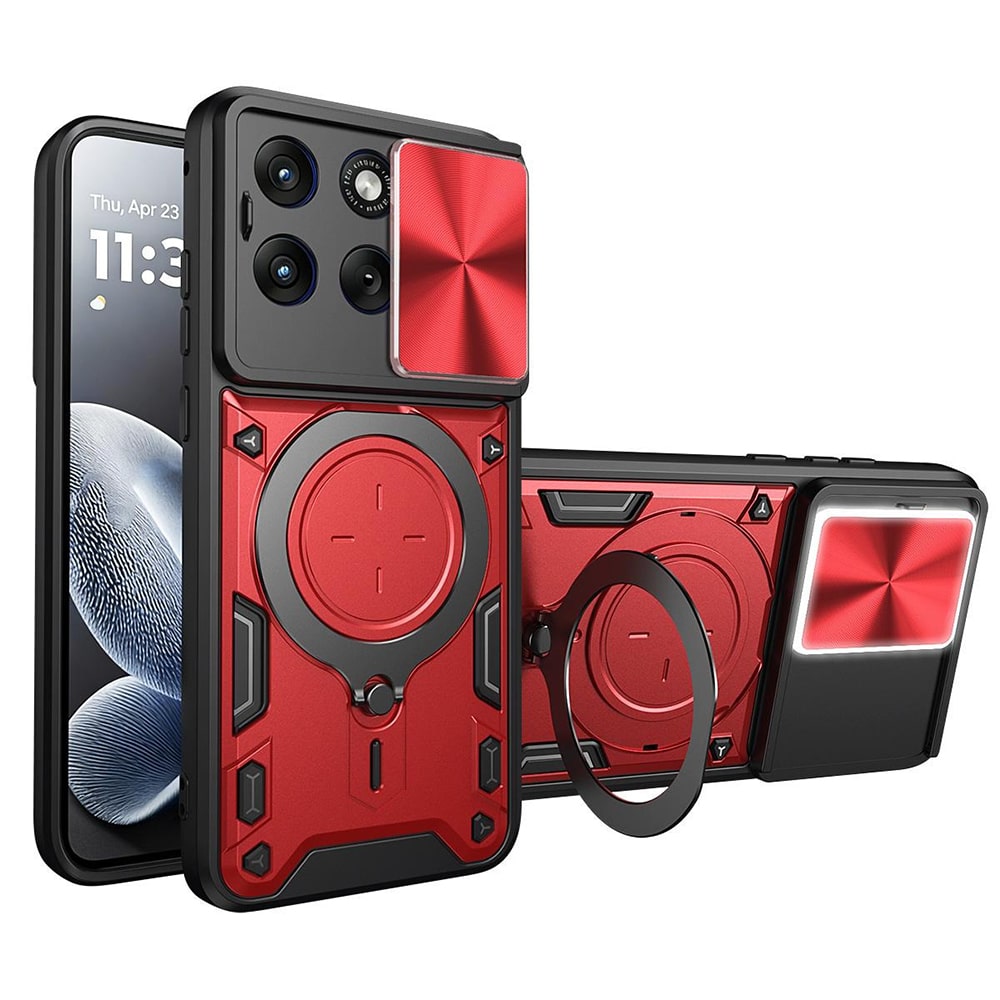 Techsuit CamGuard Pro - θήκη για Motorola Edge 70 Fusion - Κόκκινο - Image 2
