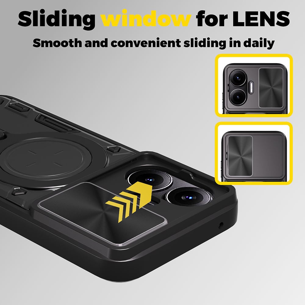 Techsuit CamGuard Pro - θήκη για Xiaomi Poco F7 - Μπλε - Image 3
