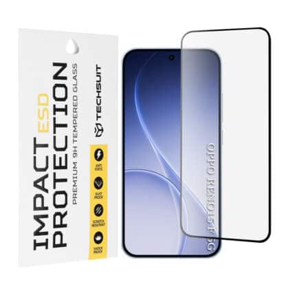 Techsuit - ESD γυαλί - Oppo Reno15 F / Reno15 FS 5G - Μαύρο