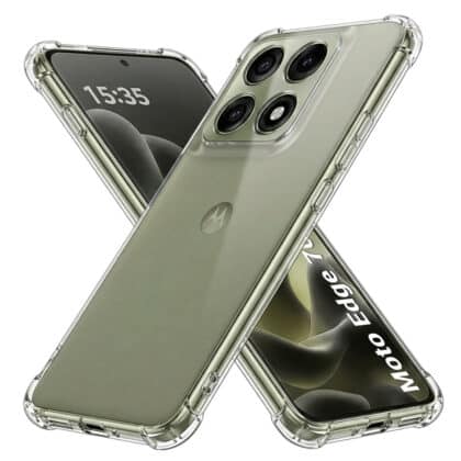 Techsuit Shockproof Clear Silicone - θήκη για Motorola Edge 70 Pro - Διάφανο