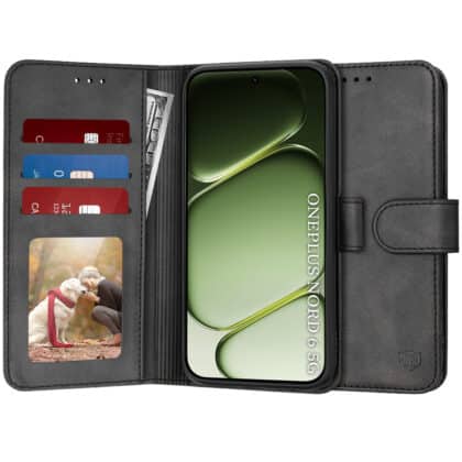 Techsuit Diary Book - θήκη για Oneplus Nord 6 - Μαύρο