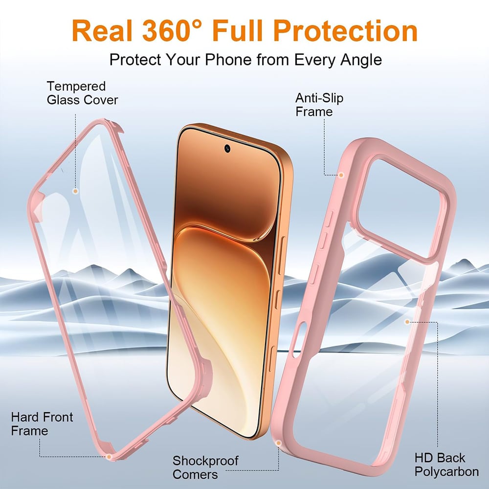 Techsuit ColorVerse 360 - θήκη για Honor 600 Pro - Διάφανο - Image 2
