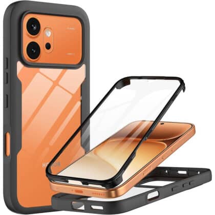 Techsuit ColorVerse 360 Series - θήκη για Honor 600 Pro - Μαύρο
