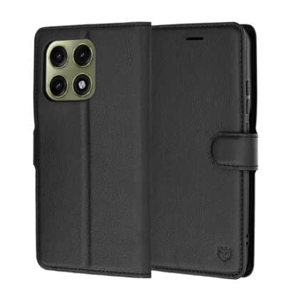 Techsuit Leather Folio - θήκη για Motorola Edge 70 Pro - Μαύρο
